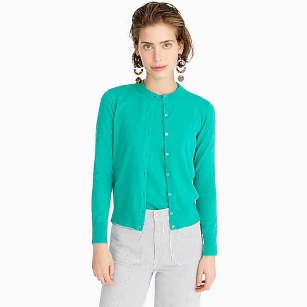 NWT J Crew cotton Jackie Cardigan